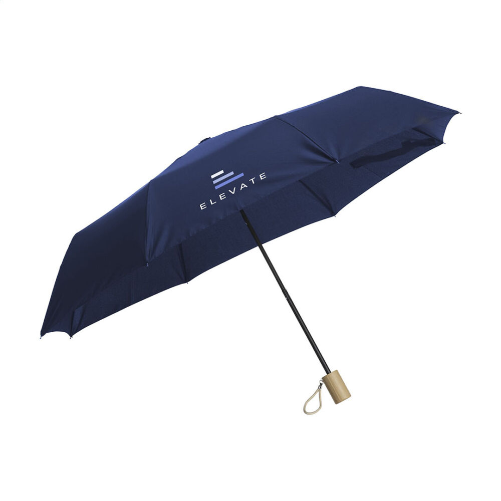 Blå bæredygtig paraply
