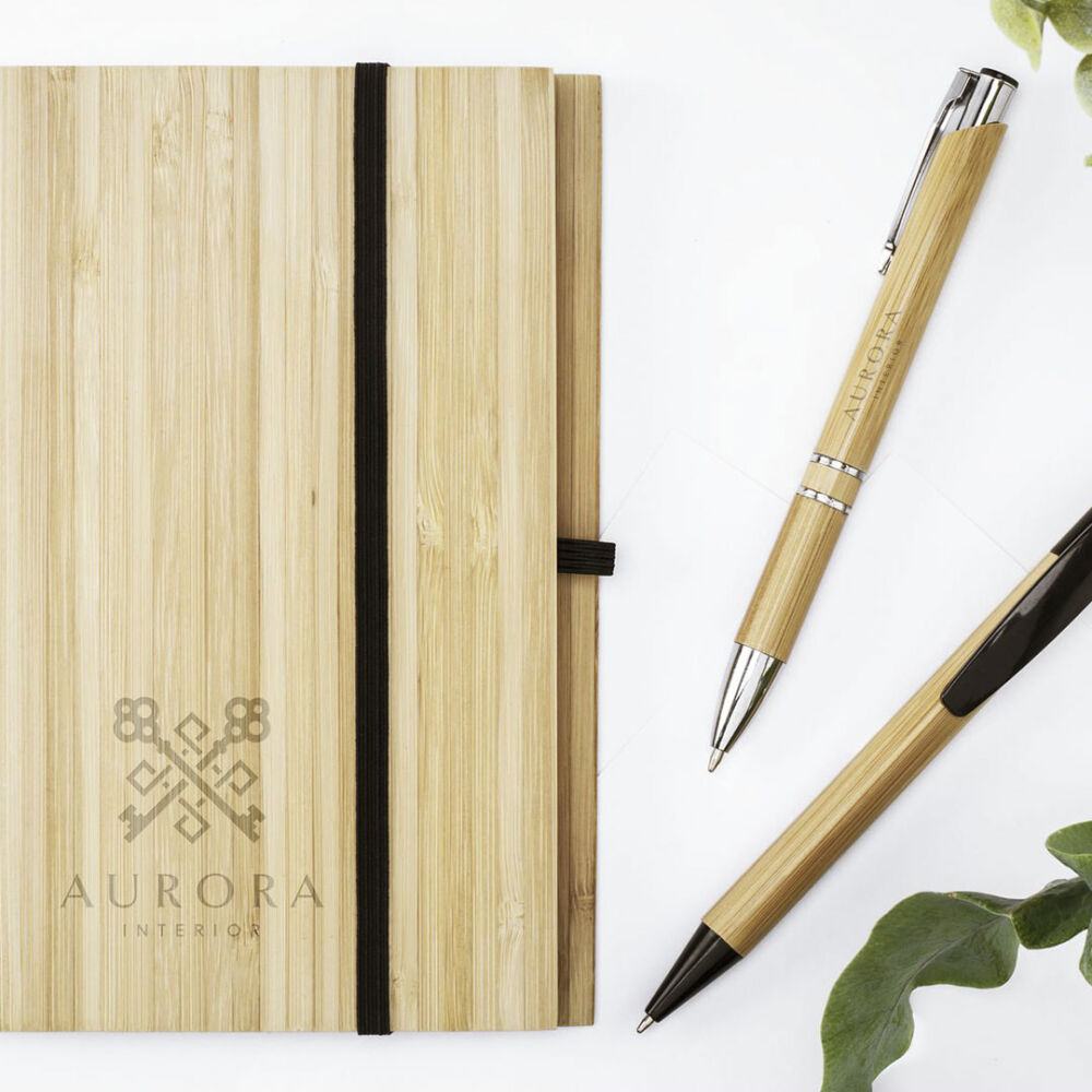 Bambus kuglepen med firmalogo