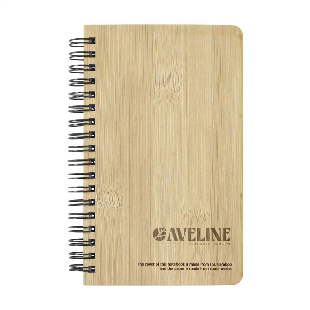 A6 notesbog med bambusomslag