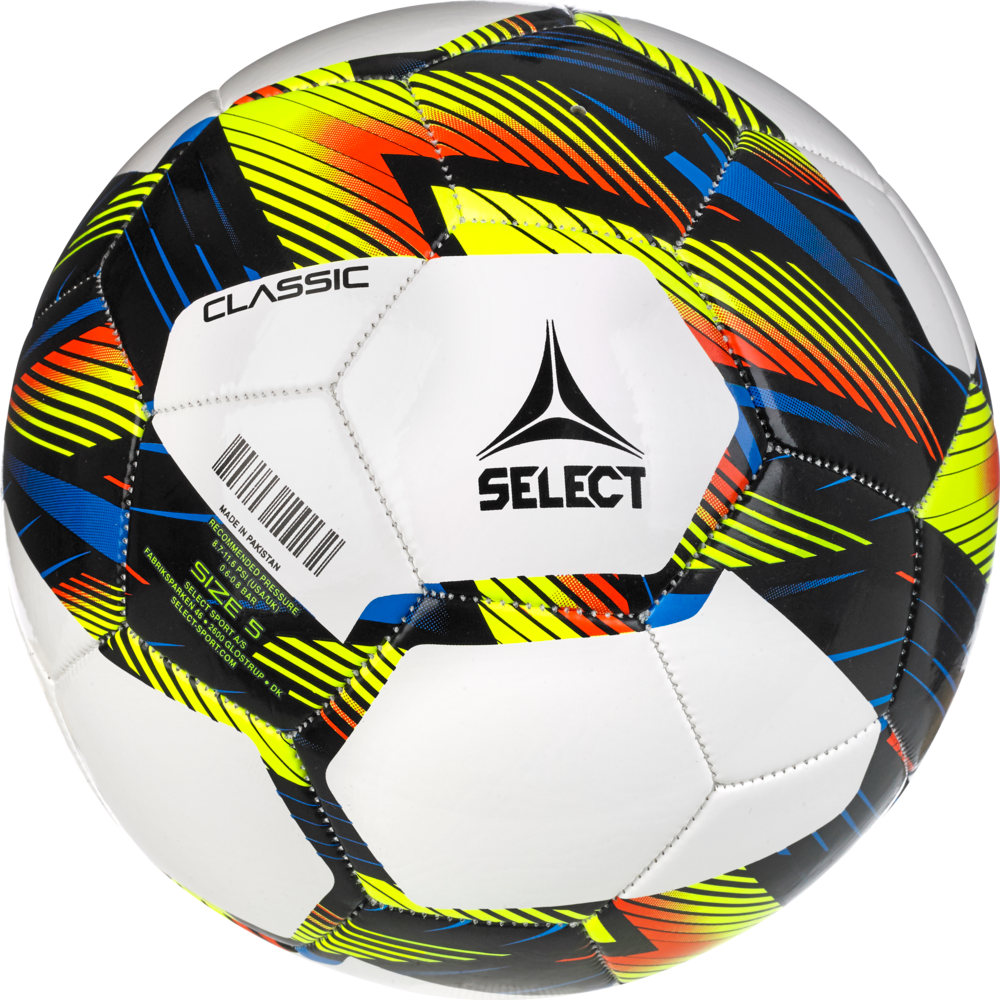 Gul Select Classic fodbold med logo